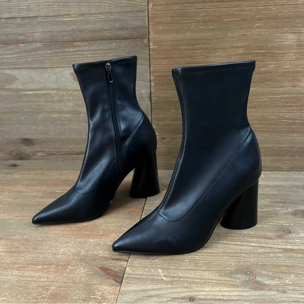 NEW Steve Madden Valyant Pointed Toe Boots - Picture 3 of 9